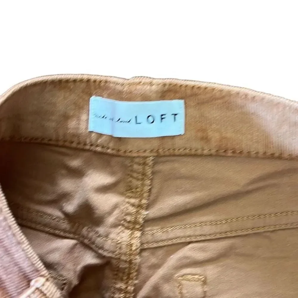 Ann Taylor loft, corduroy ankle jeans, size 30, new without tags
